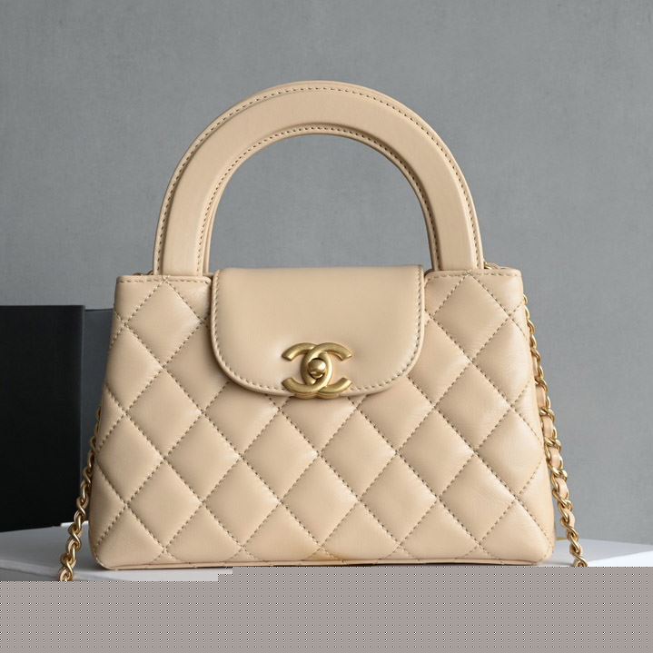Ch*el top handle bags
